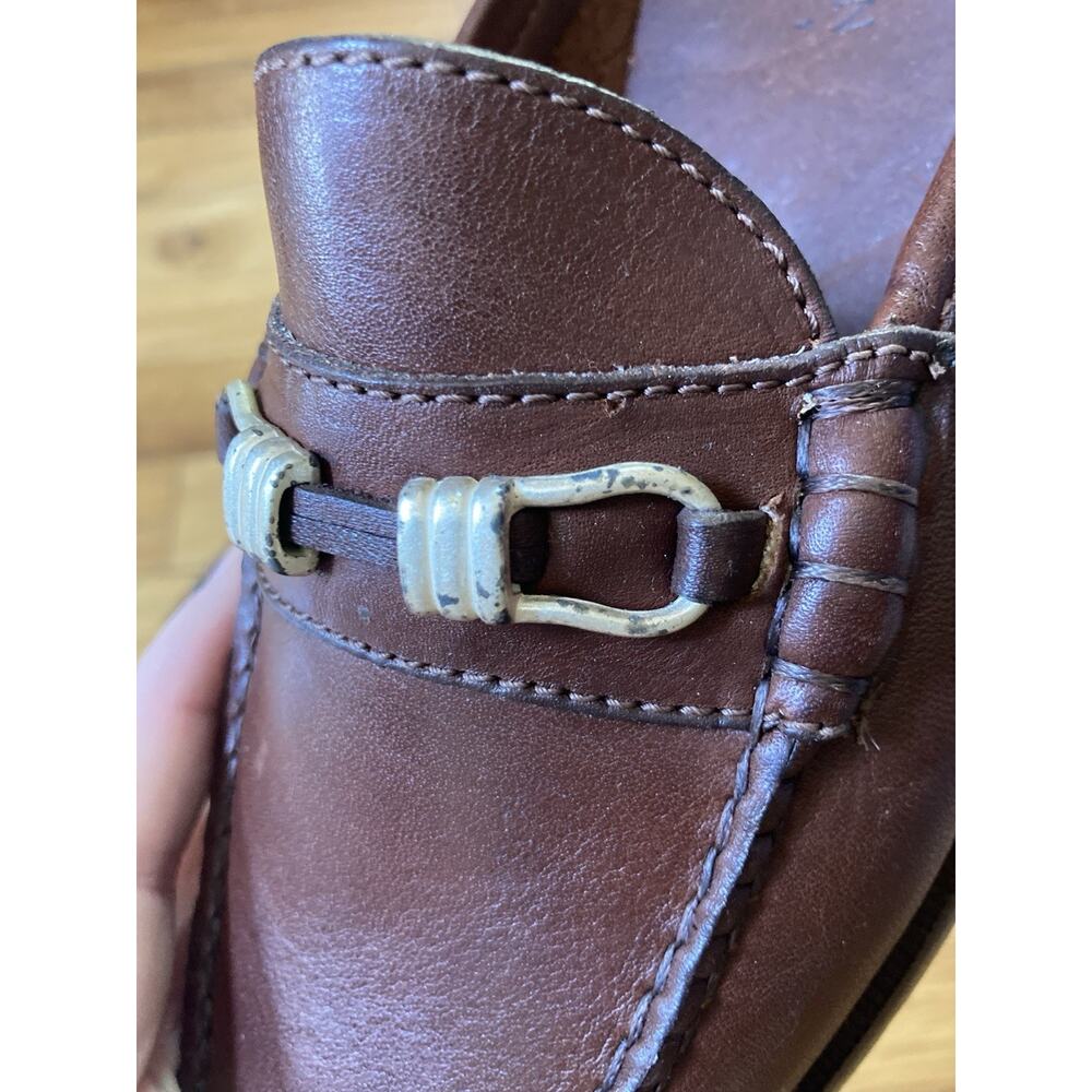 Cole Haan Brown Leather Loafers - Picture 3 of 8